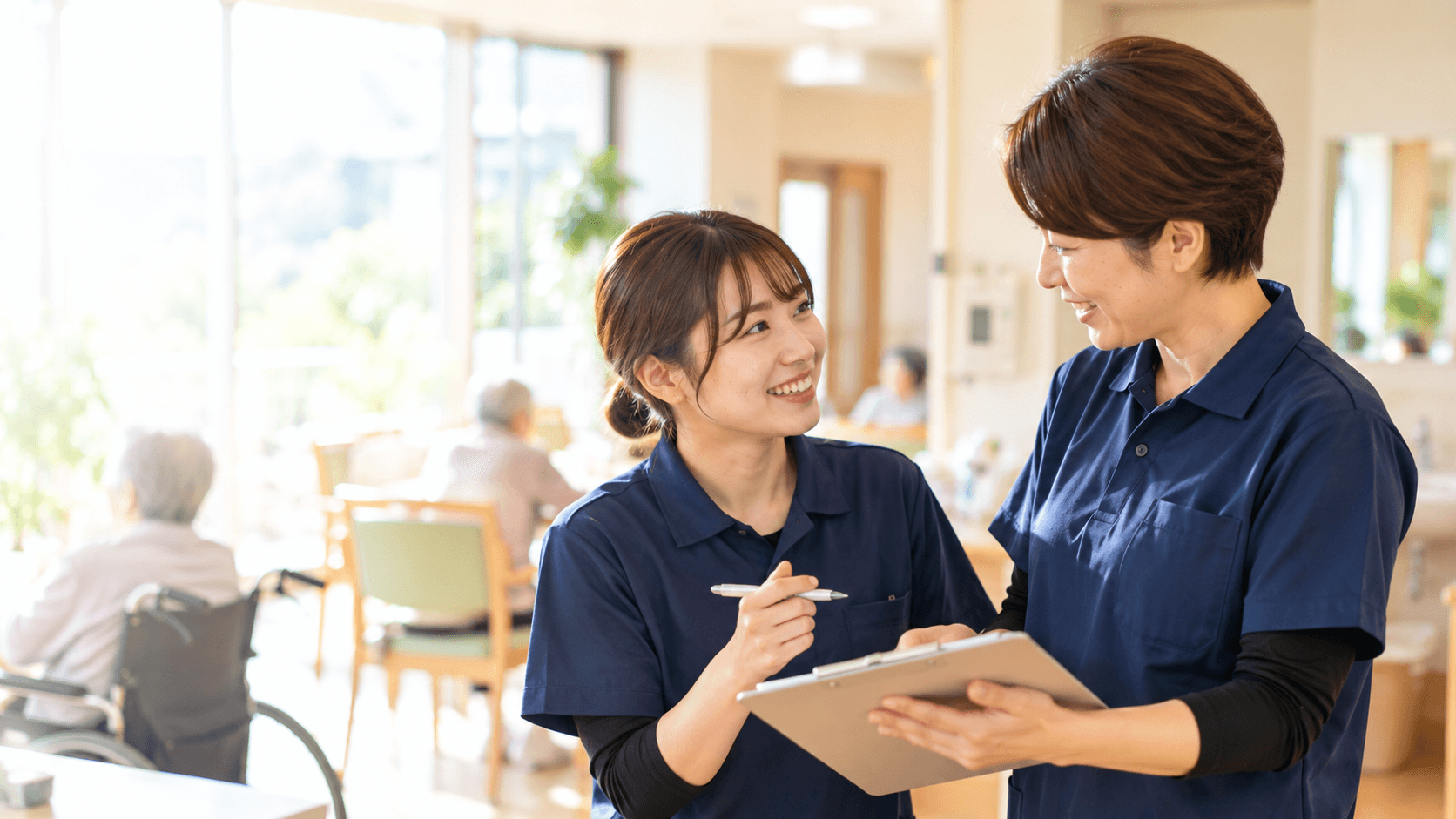 学ぶ介護職員